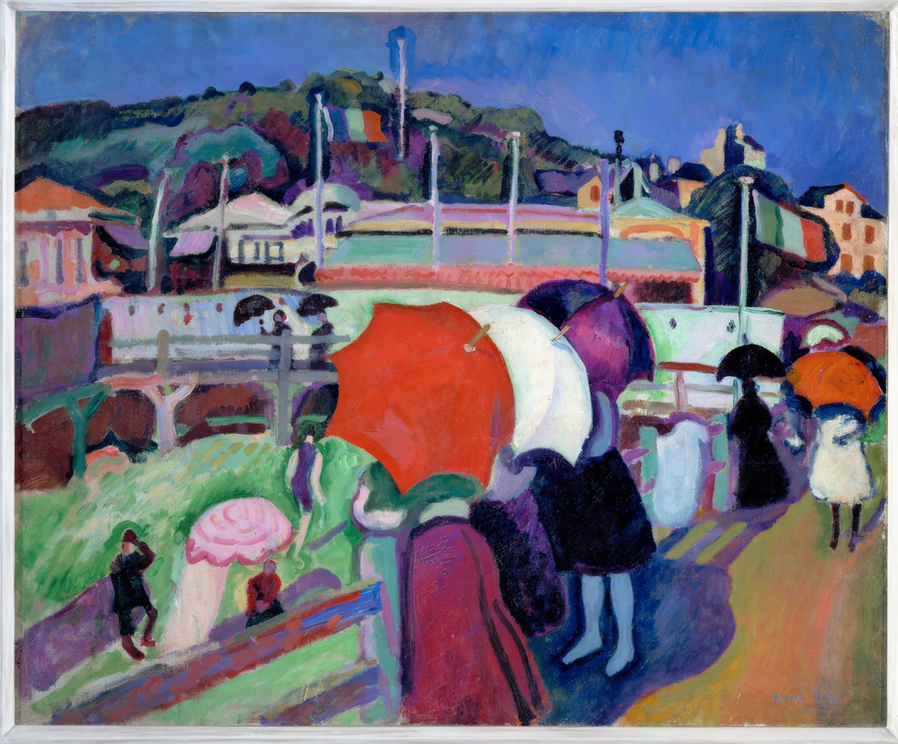 Tři deštníky od Raoul Dufy
