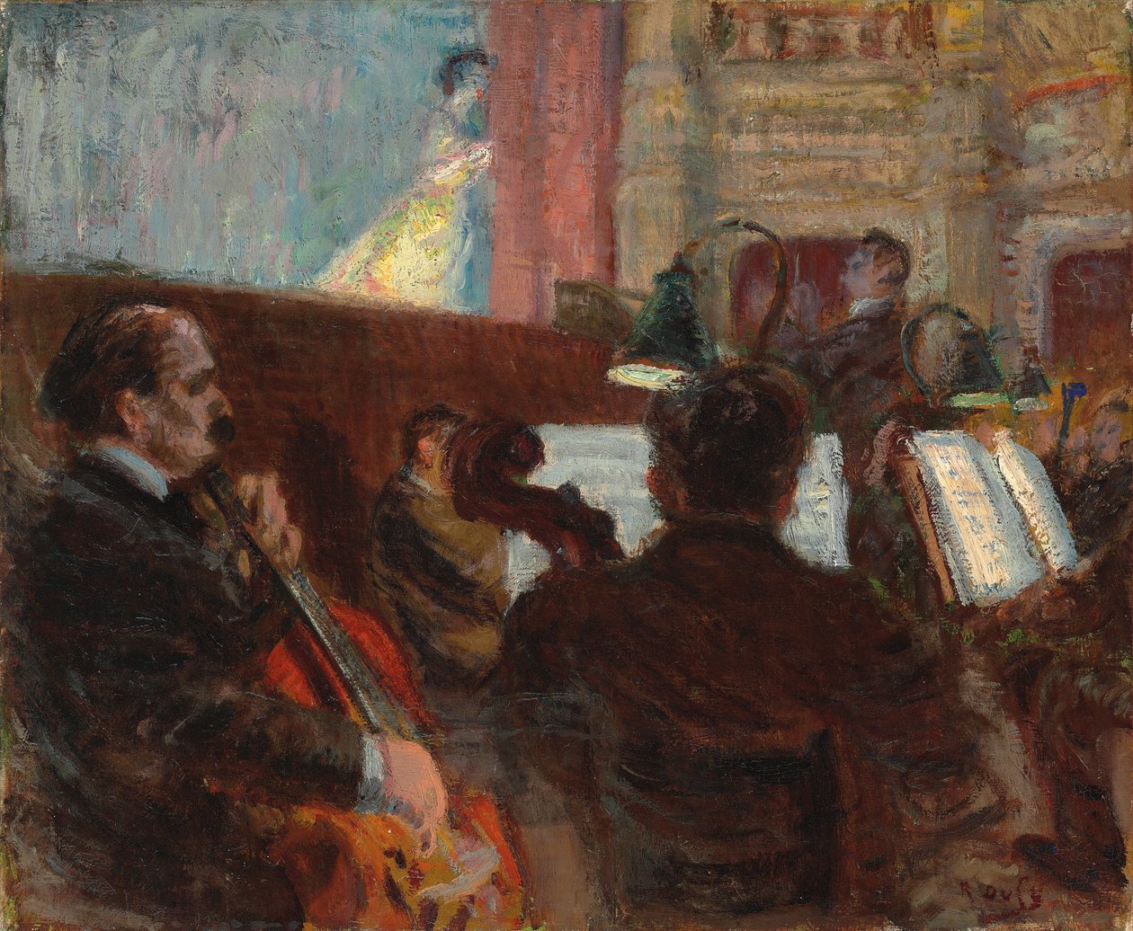 Orchestr v Le Havru od Raoul Dufy