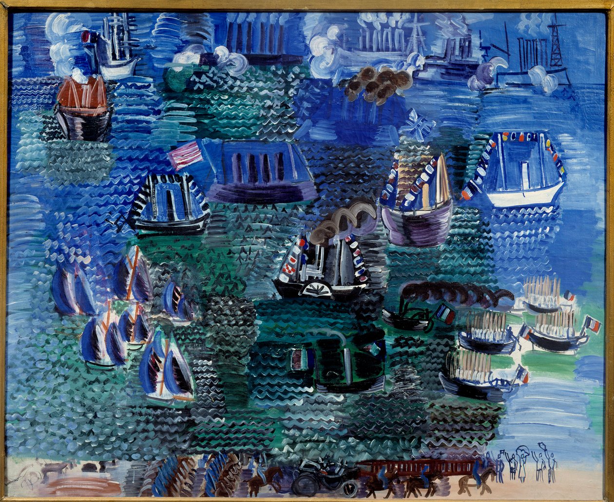 Námořní slavnost a oficiální návštěva Le Havru od Raoul Dufy