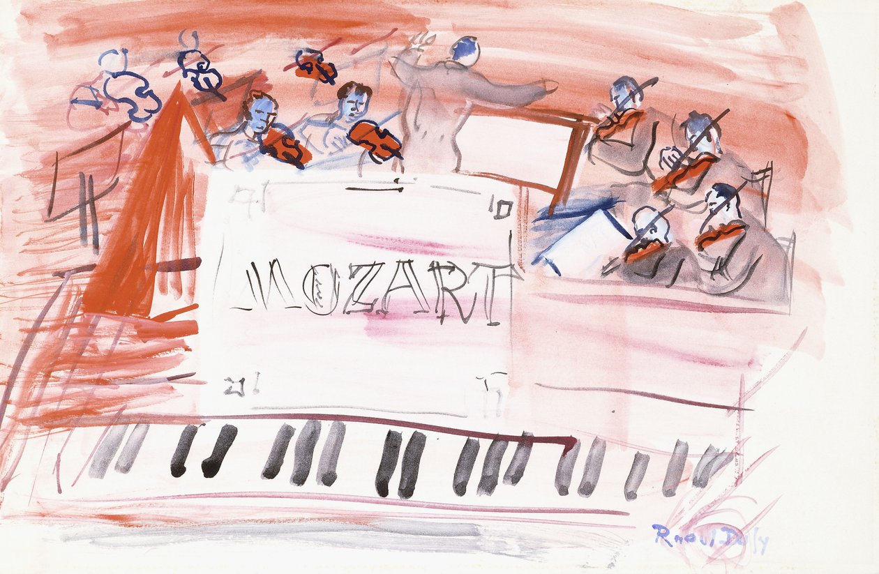 Mozart od Raoul Dufy