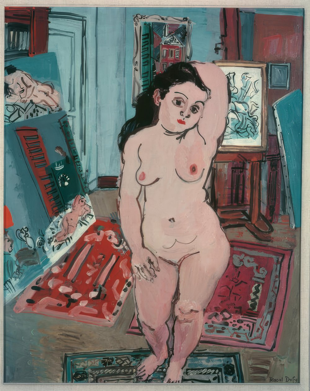 Akt s liliemi Arum od Raoul Dufy