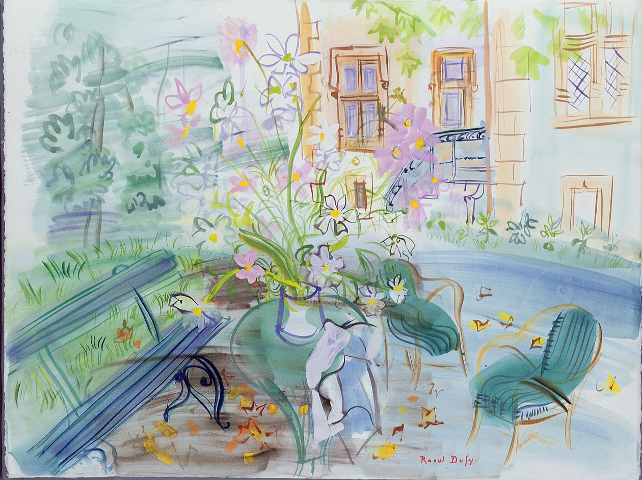 Náš dům v Montsaunes od Raoul Dufy