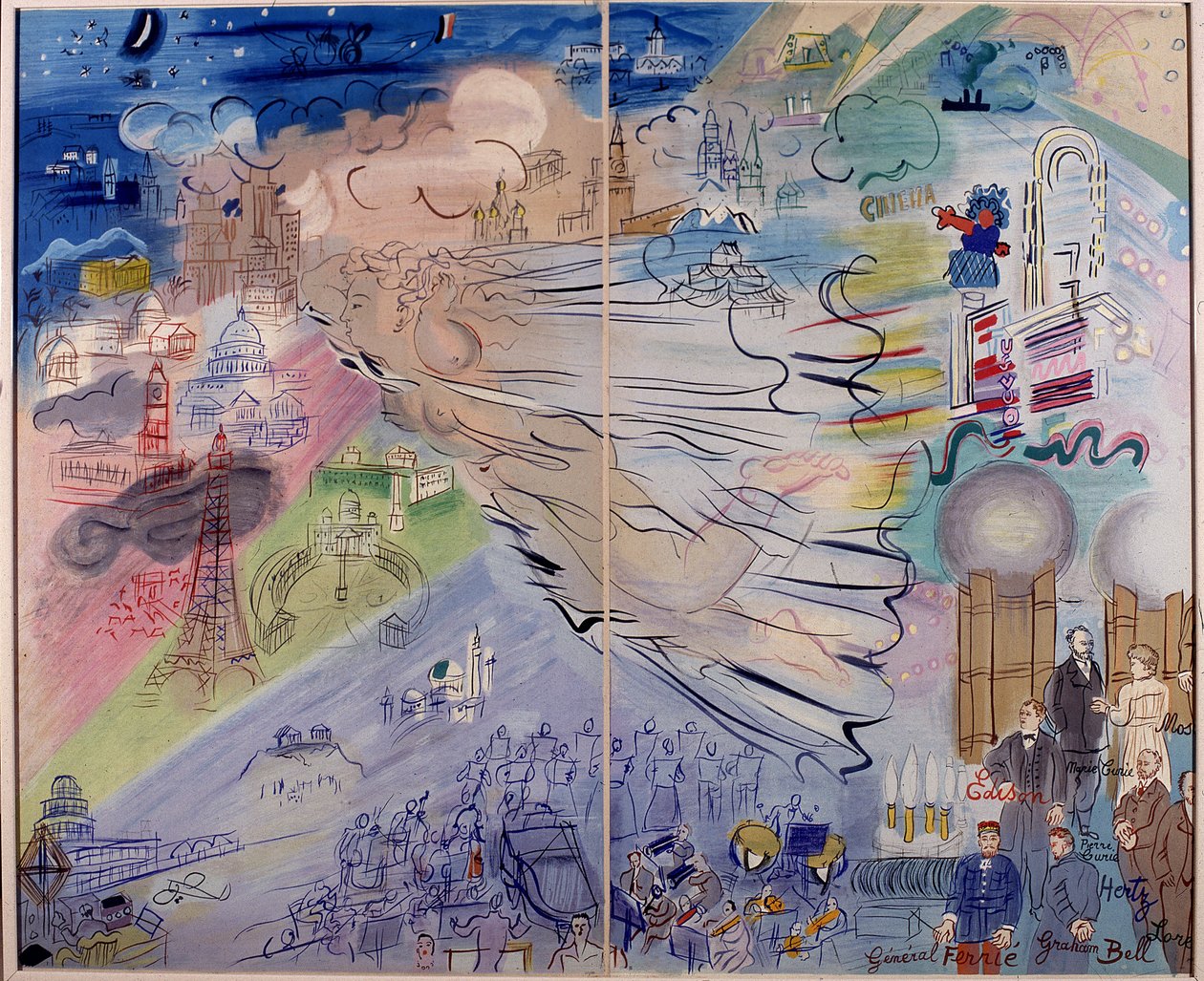 Obraz "La Fee Electricite", Raoul Dufy (1877-1953) od Raoul Dufy