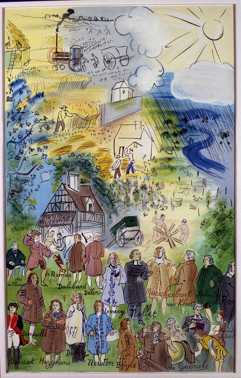 Obraz "La Fee Electricite", Raoul Dufy (1877 - 1953) od Raoul Dufy