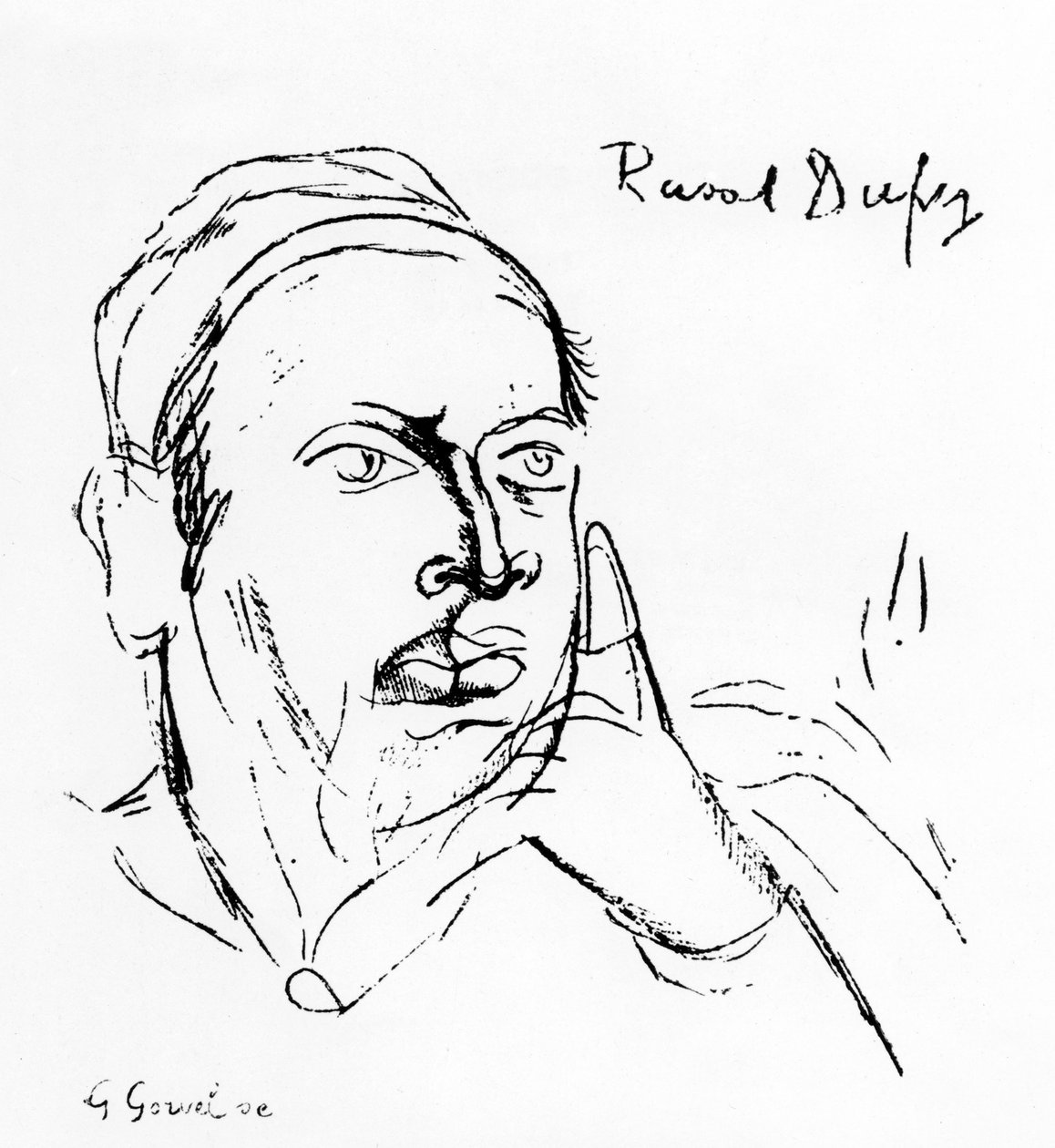 Remy de Gourmont (litografie) od Raoul Dufy