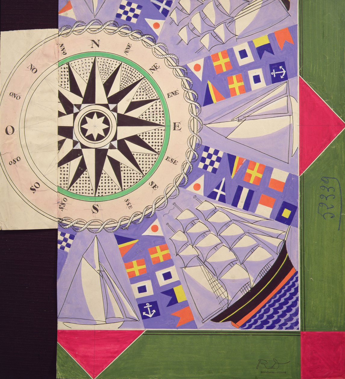 Námořnické kapesníky (kvaš) od Raoul Dufy