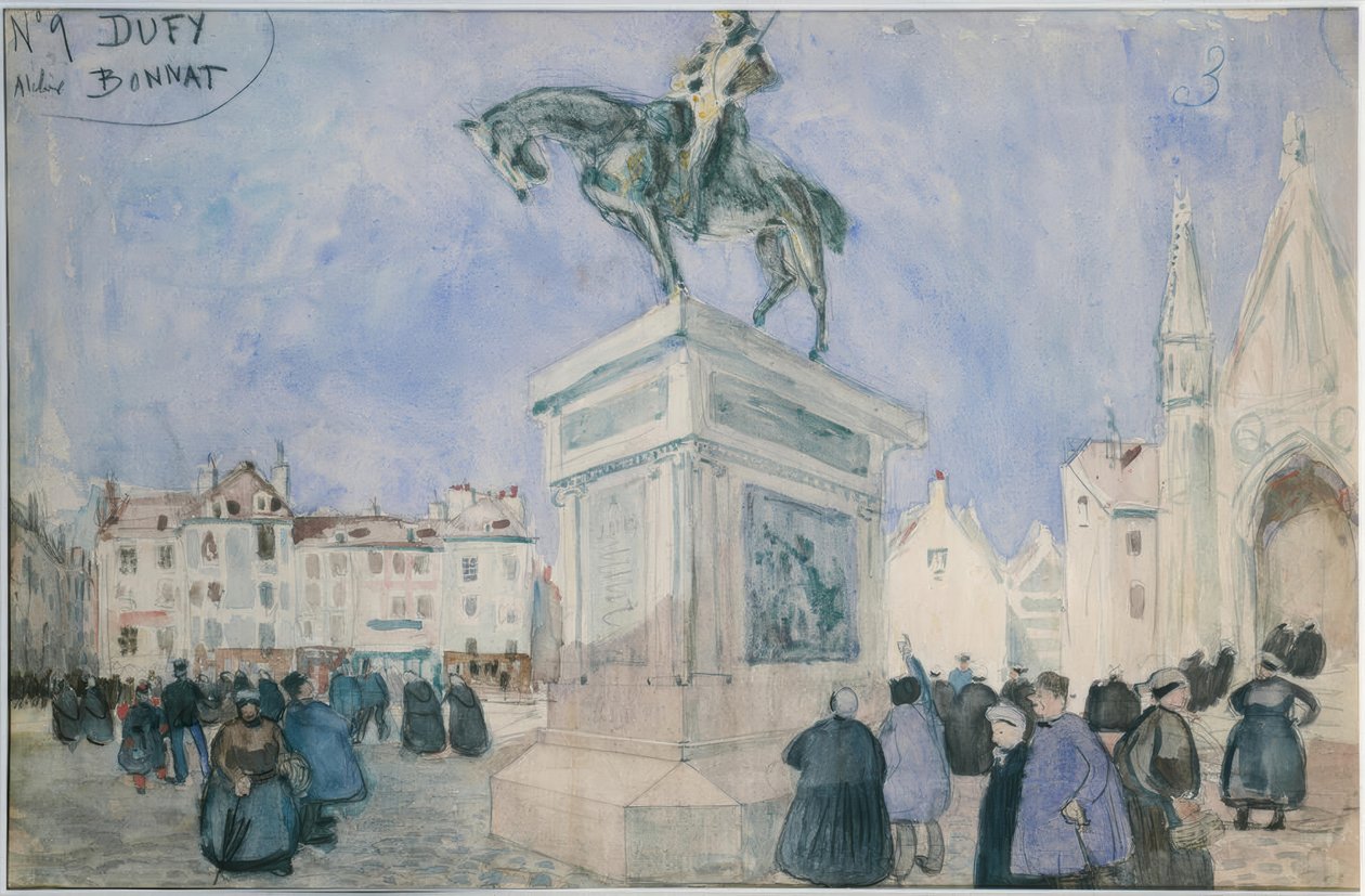 Náměstí ve Falaise od Raoul Dufy