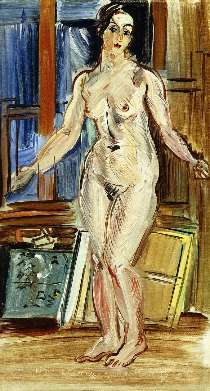 Stojící akt; Nu Debout od Raoul Dufy