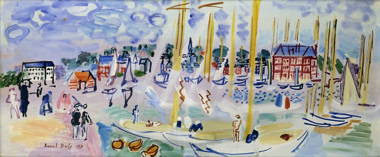 Neděle Deauville; Dimanche a Deauville od Raoul Dufy