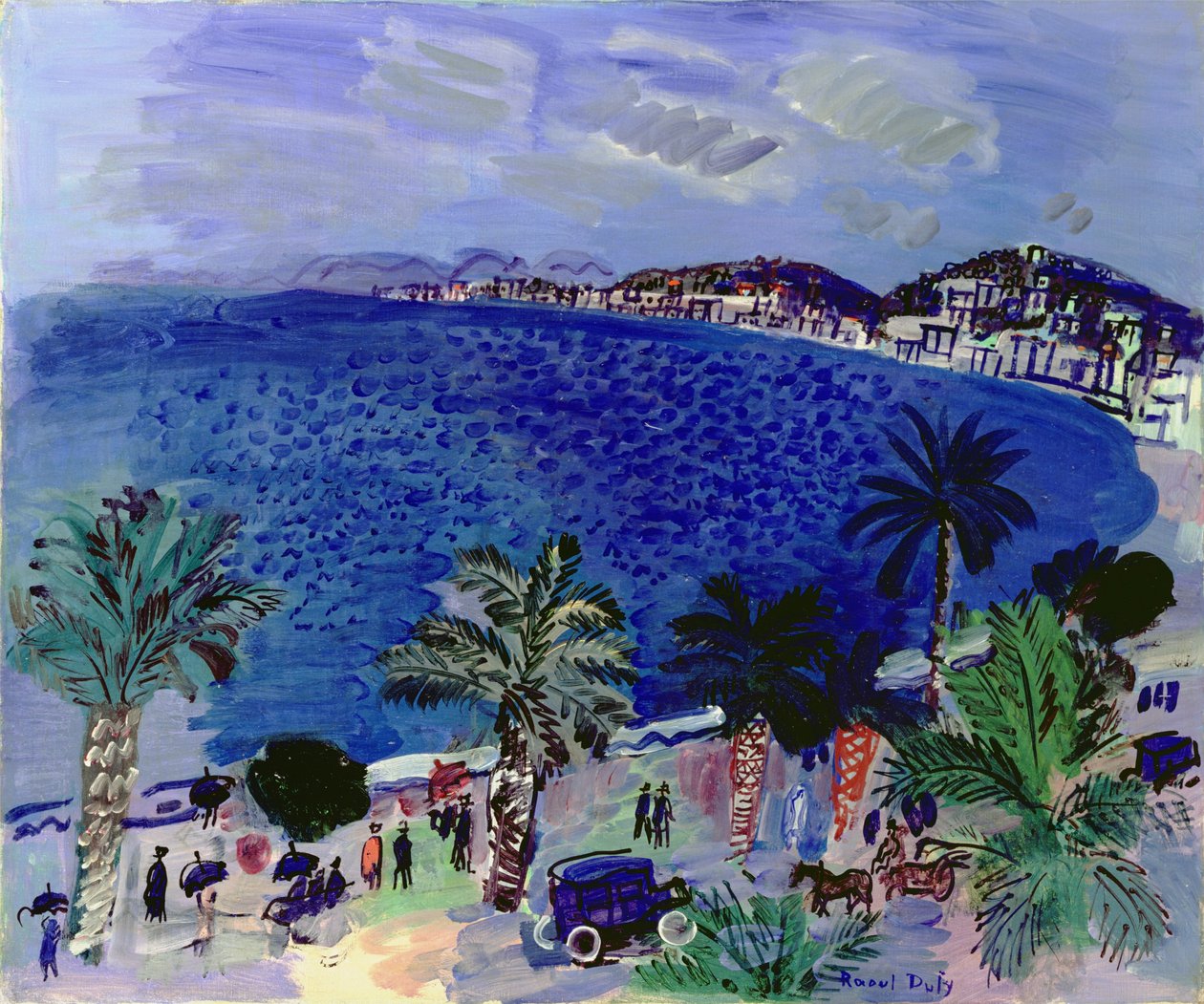 Andělský záliv, Nice od Raoul Dufy