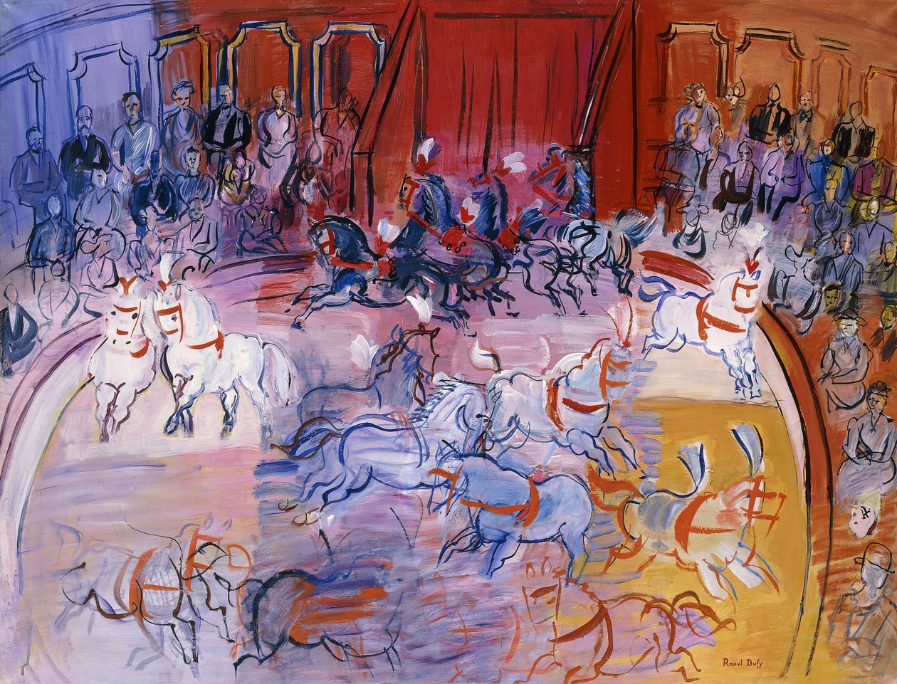 Velký vrchol, asi 1935 (olej na plátně) od Raoul Dufy