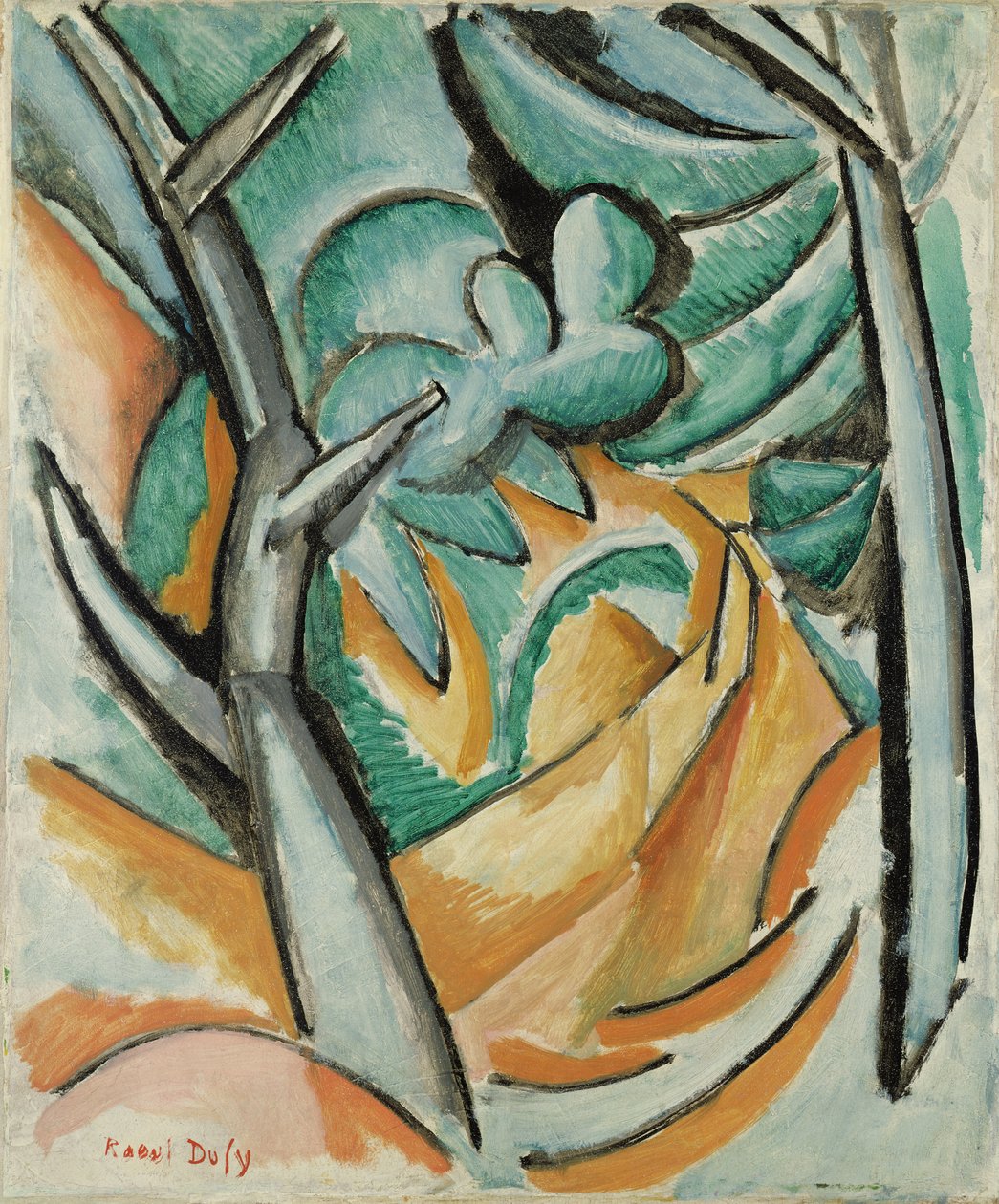 Zelené stromy od Raoul Dufy