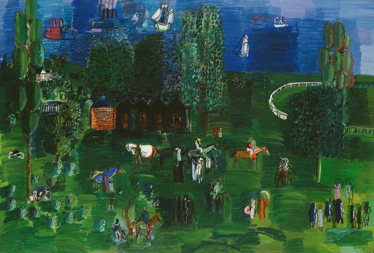 Paddock; Paddock od Raoul Dufy