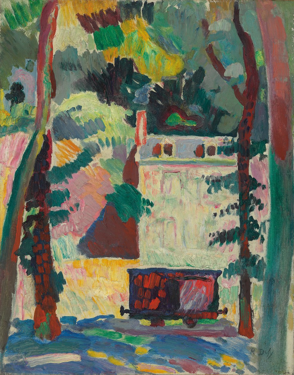 Železniční vůz (Le petit wagon) od Raoul Dufy