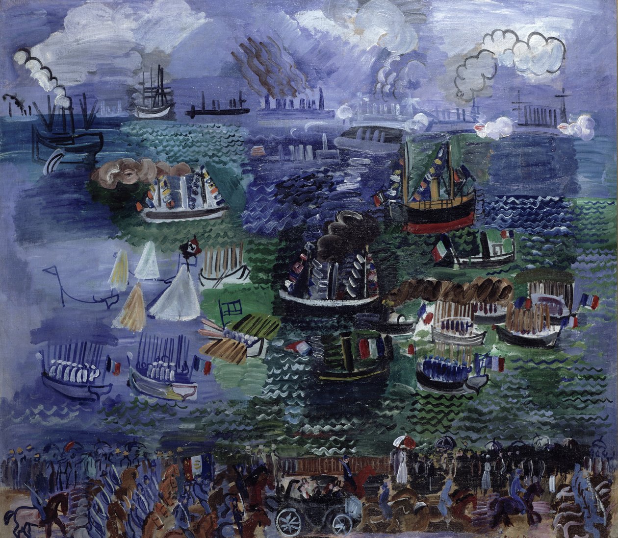 Regata v Le Havru od Raoul Dufy