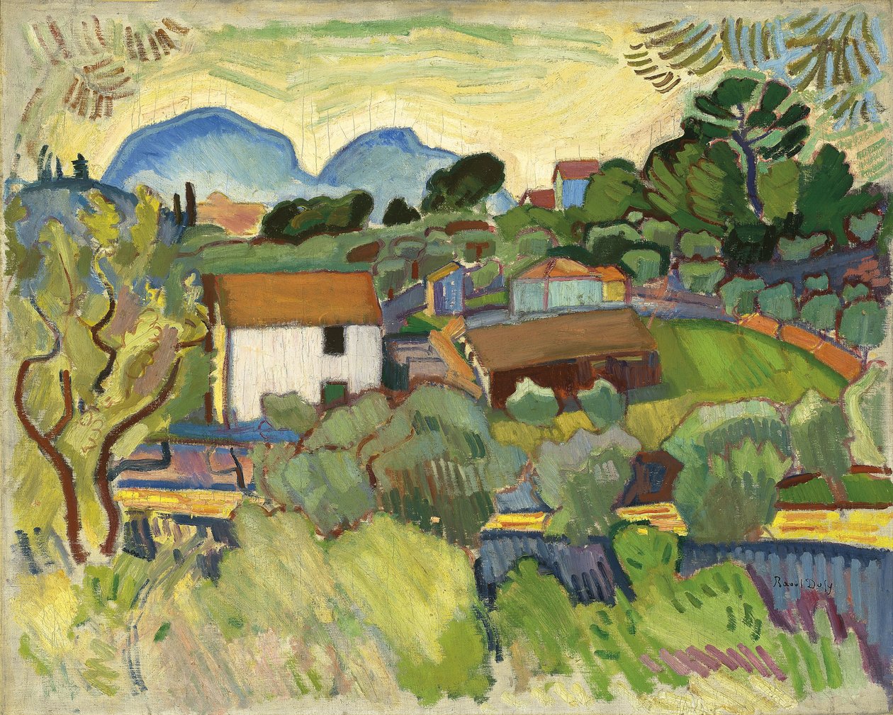 Řeka od Raoul Dufy