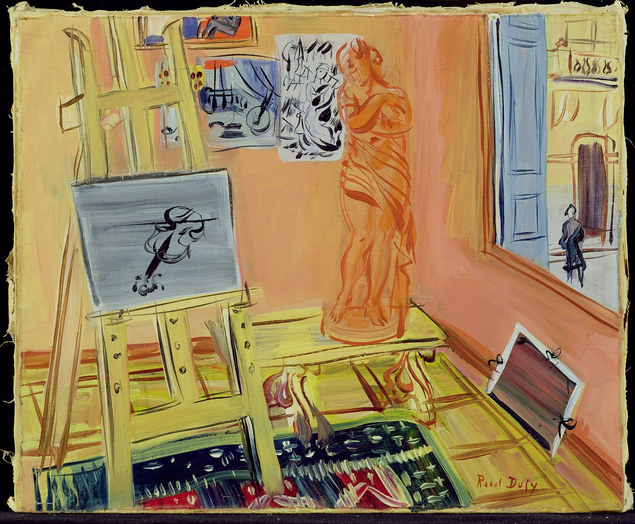 Ateliér, asi 1942 (olej na plátně) od Raoul Dufy