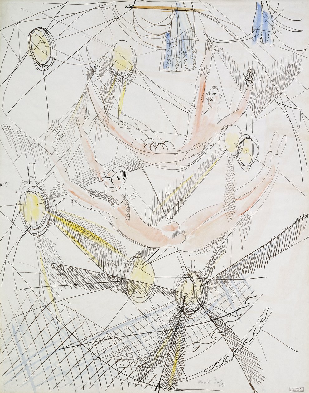 Hrazda; Les Trapezistes od Raoul Dufy