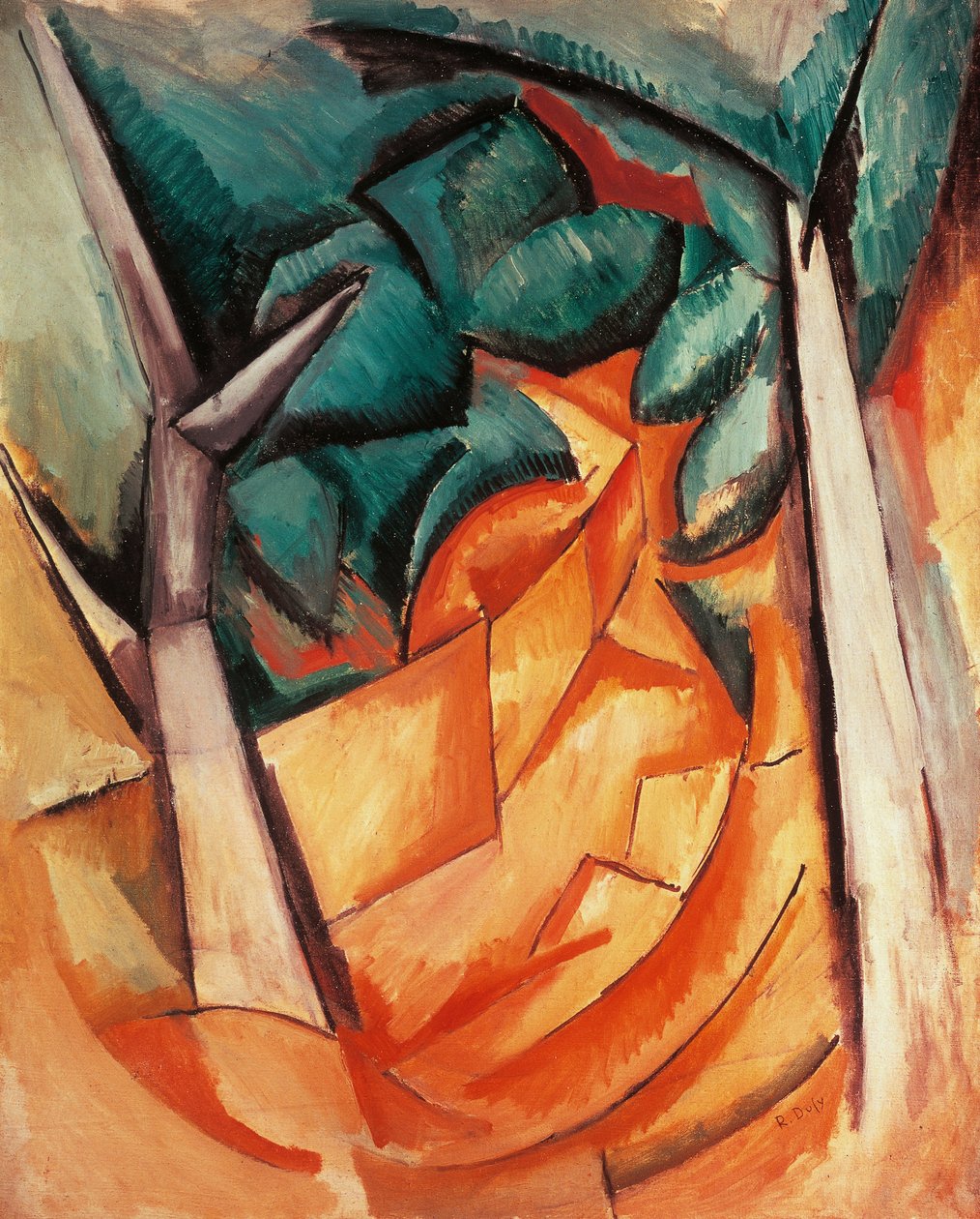 Stromy v Estaque od Raoul Dufy