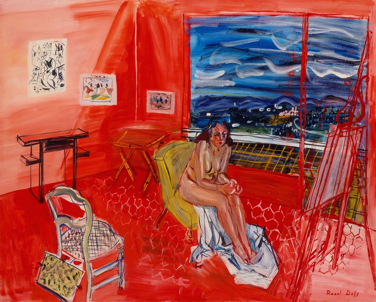 Vence Workshop (olej na plátně) od Raoul Dufy