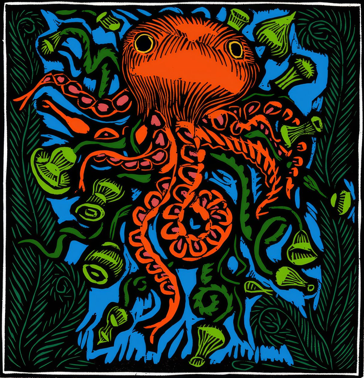 Zoologie / Mořský život / Chobotnice od Raoul Dufy