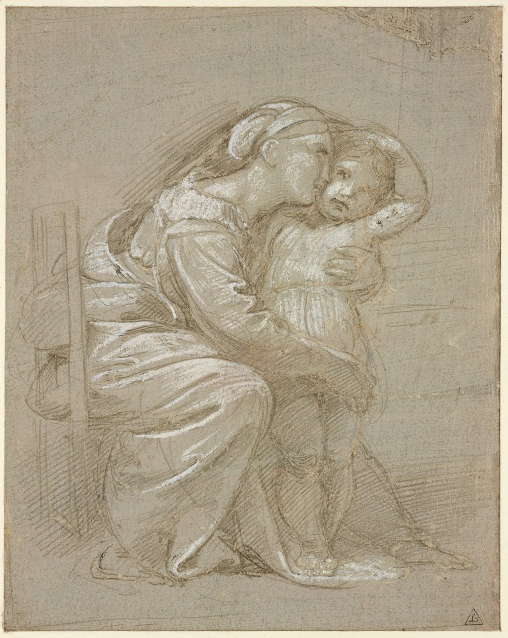 Matka objímající dítě, WA1846.202 od Raffaello Sanzio Raphael