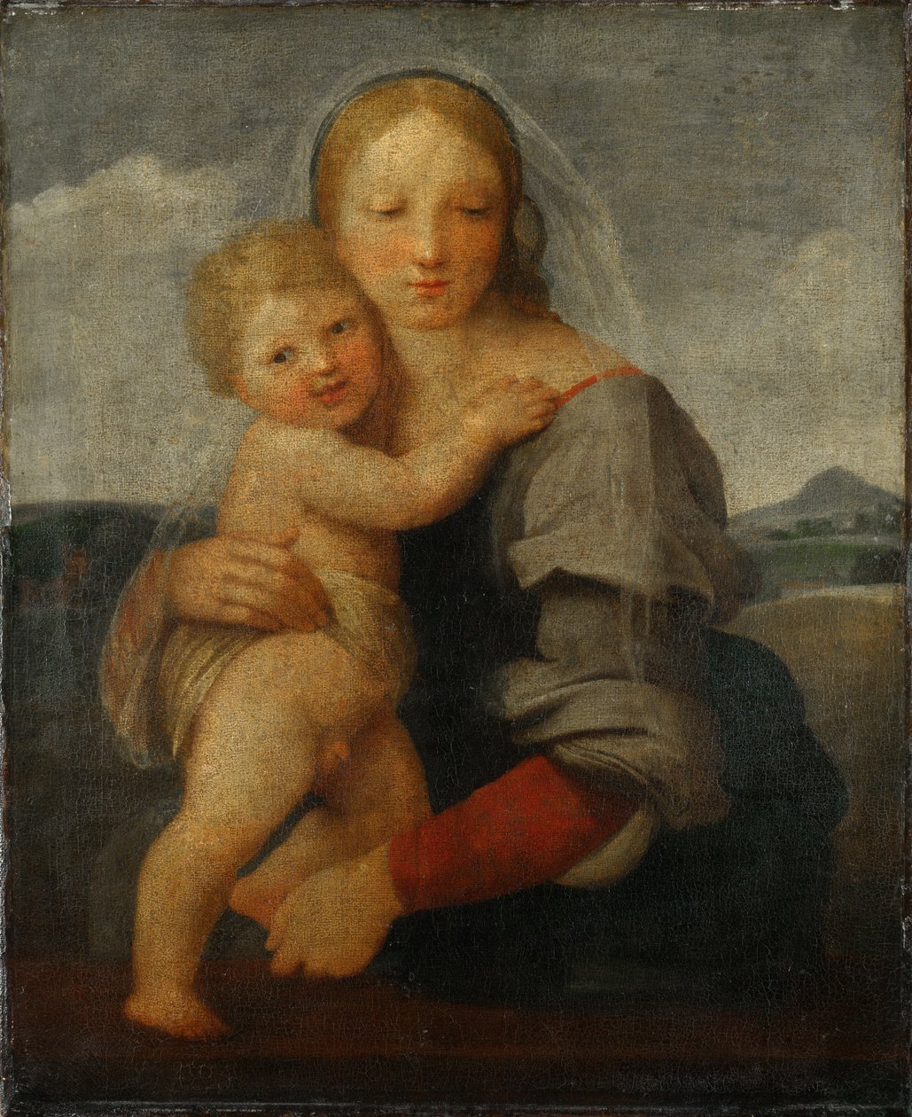 Madonna a dítě od Raffaello Sanzio Raphael