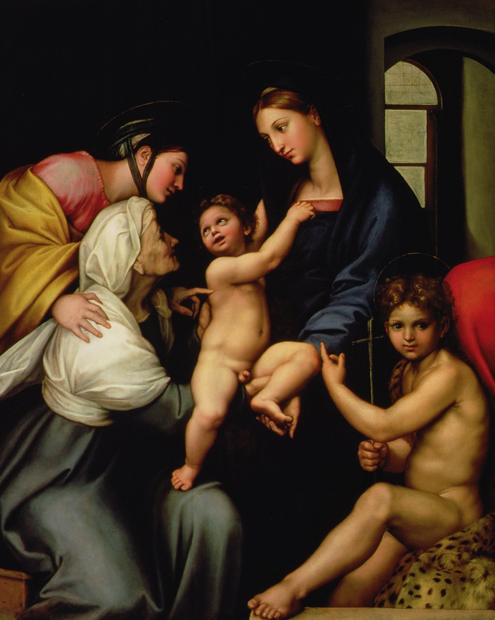 Madonna z ložního prádla od Raffaello Sanzio Raphael