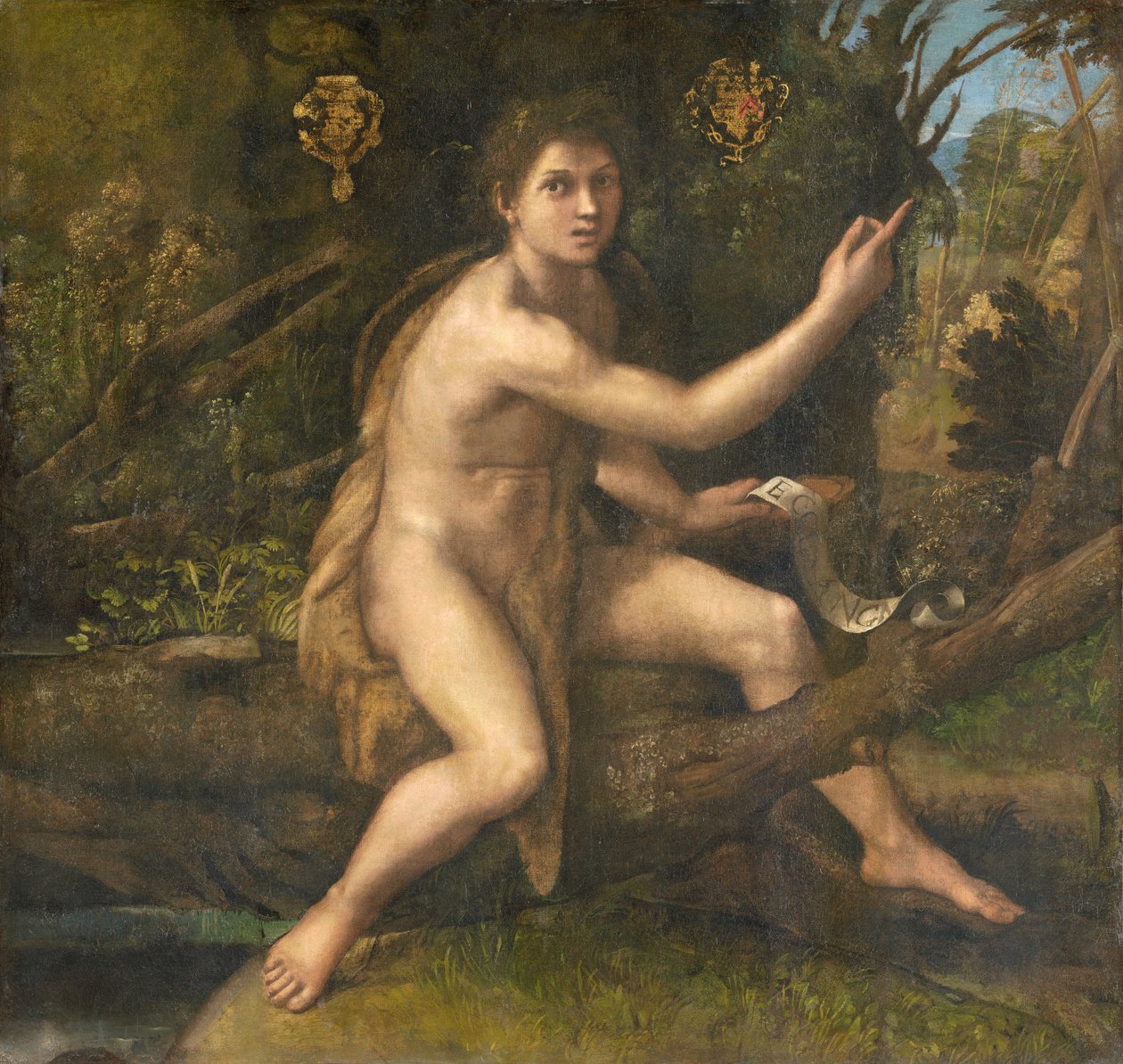 Snad namalováno v roce 1516 pro Adriena Gouffiera od Raffaello Sanzio Raphael