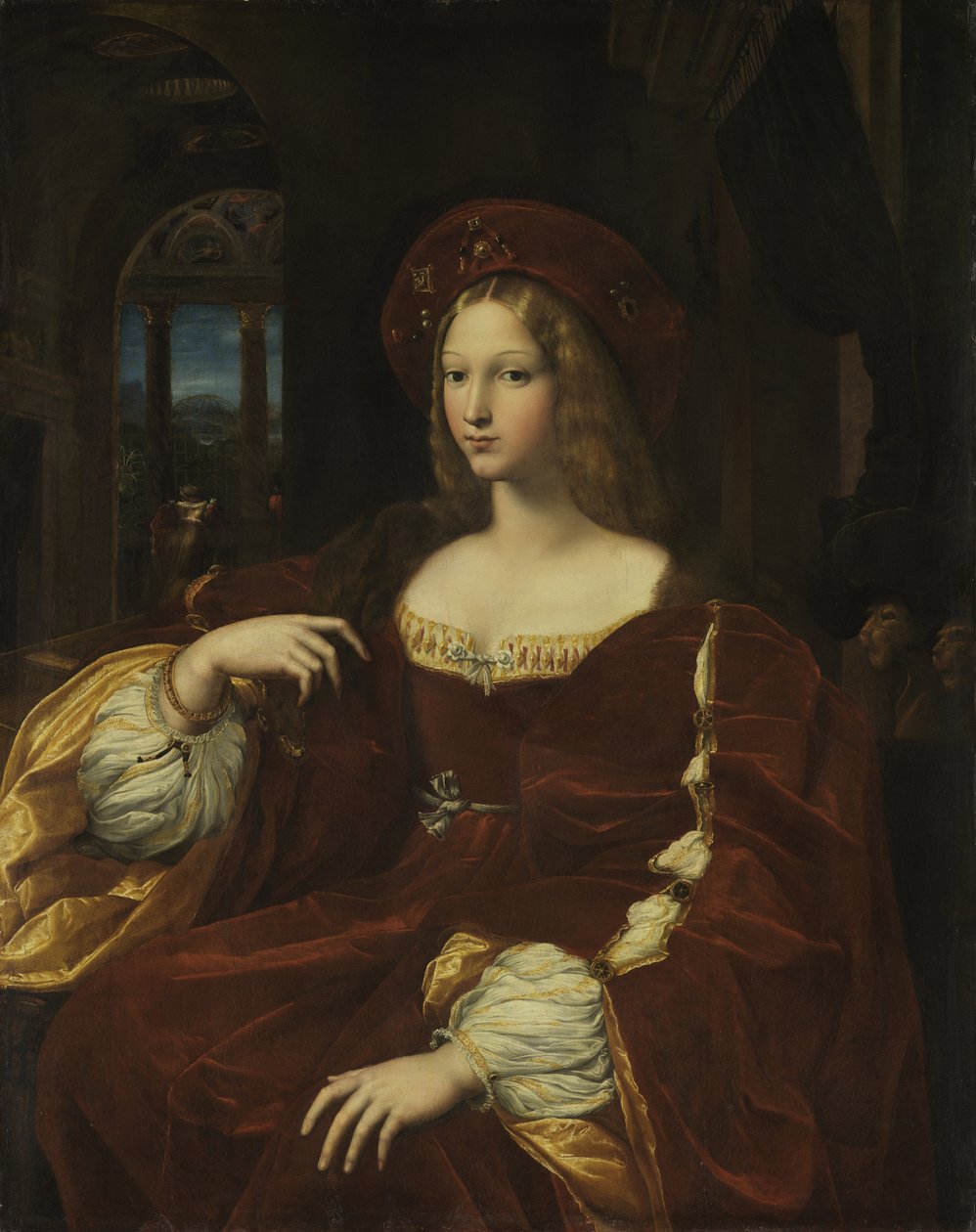 Portrét Johany Aragonské od Raffaello Sanzio Raphael