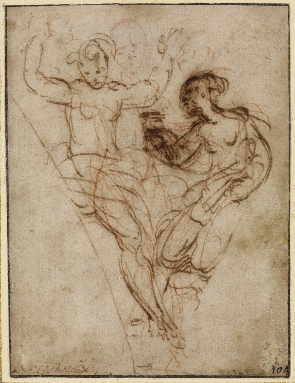 Psyché předkládá Venuši vázu Proserpina, WA1846.286 od Raffaello Sanzio Raphael