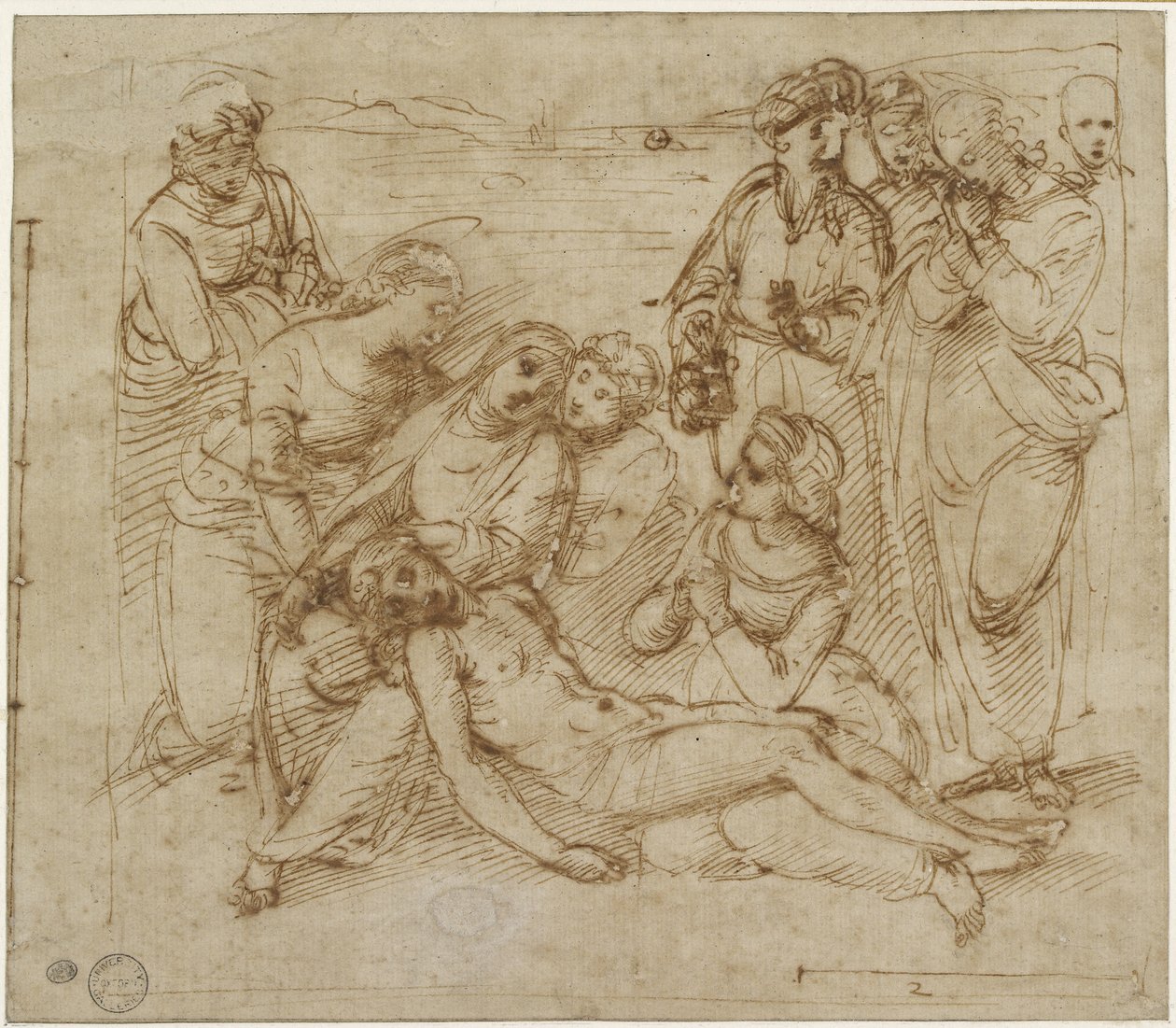 Pláč od Raffaello Sanzio Raphael