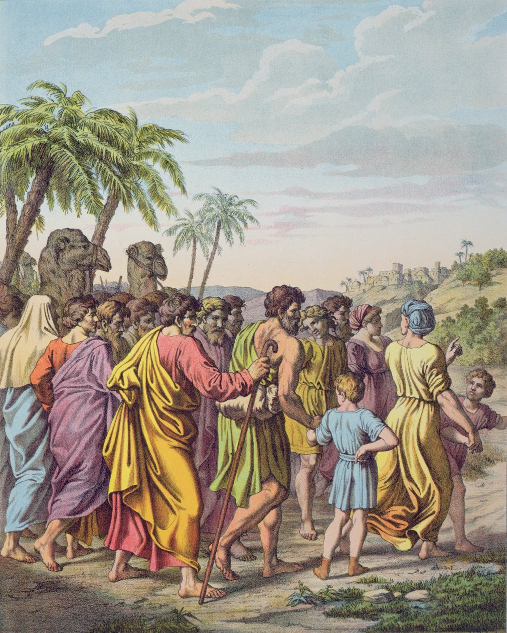 Návrat do Jeruzaléma po babylonském zajetí od Raffaello Sanzio Raphael