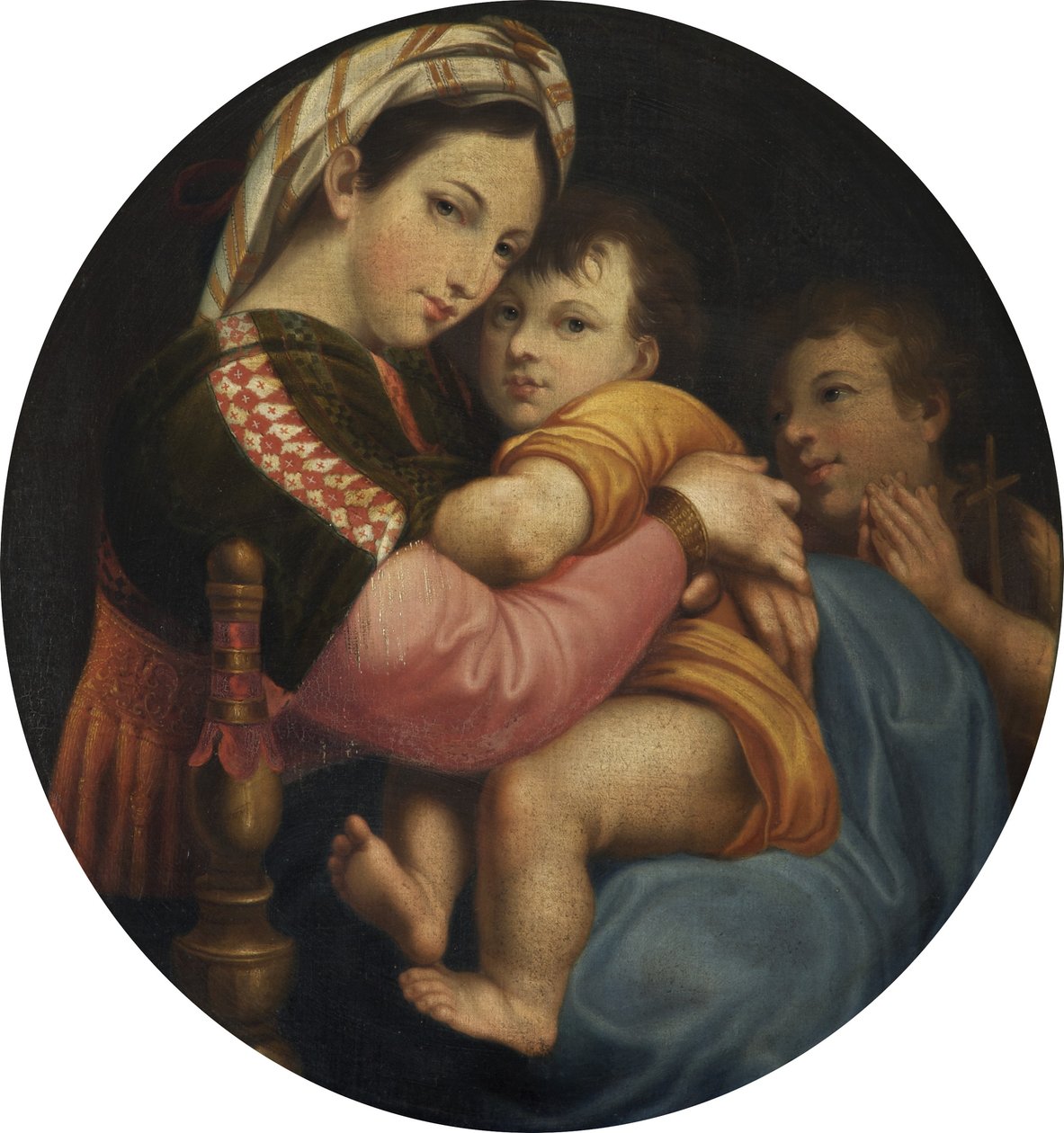 Madonna della Sedia od after Raphael