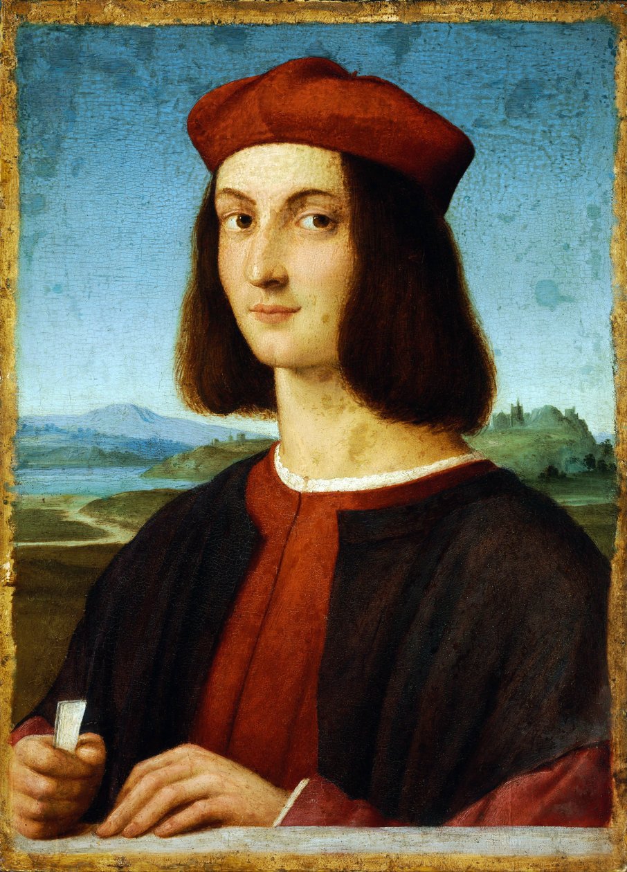 Portrét Pietra Bemba (1470-1547) - malba de Raphael (Raffaello Sanzio od Raphael