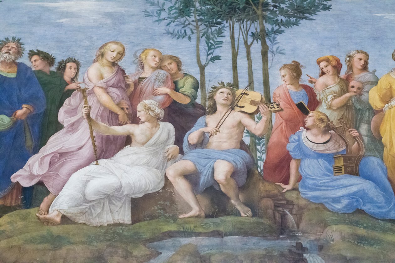 Parnassus ze Stanza della Segnatura od Raphael (1483 1520)