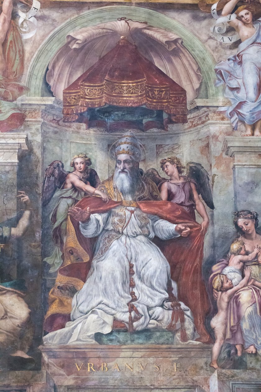 Paavi Urbanus I oikeuden ja hyväntekeväisyyden välissä od Raphael (1483 1520)