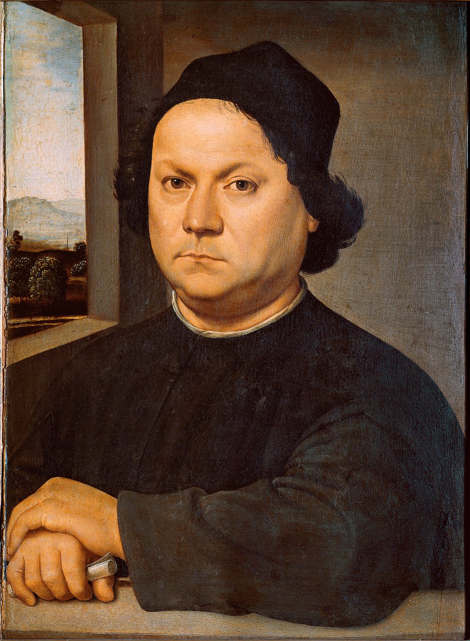 Portrét malíře Pietra Perugina (asi 1448-1523) řekl Peruginův obraz od Raphaela (Raffaello Sanzio 1483-1520) od Raphael