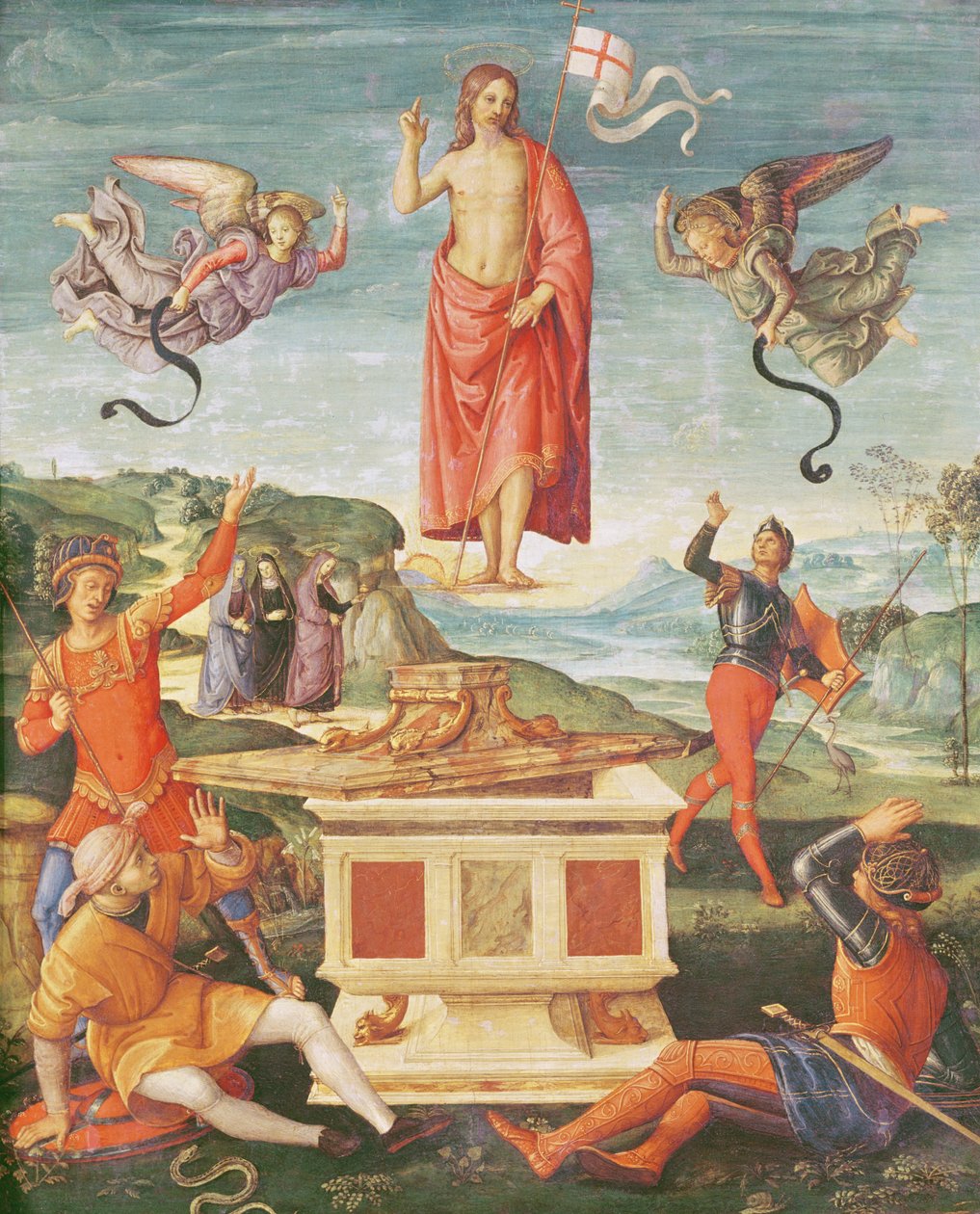 The Resurrection of Christ, c.1502 (olej na panelu) od Raphael