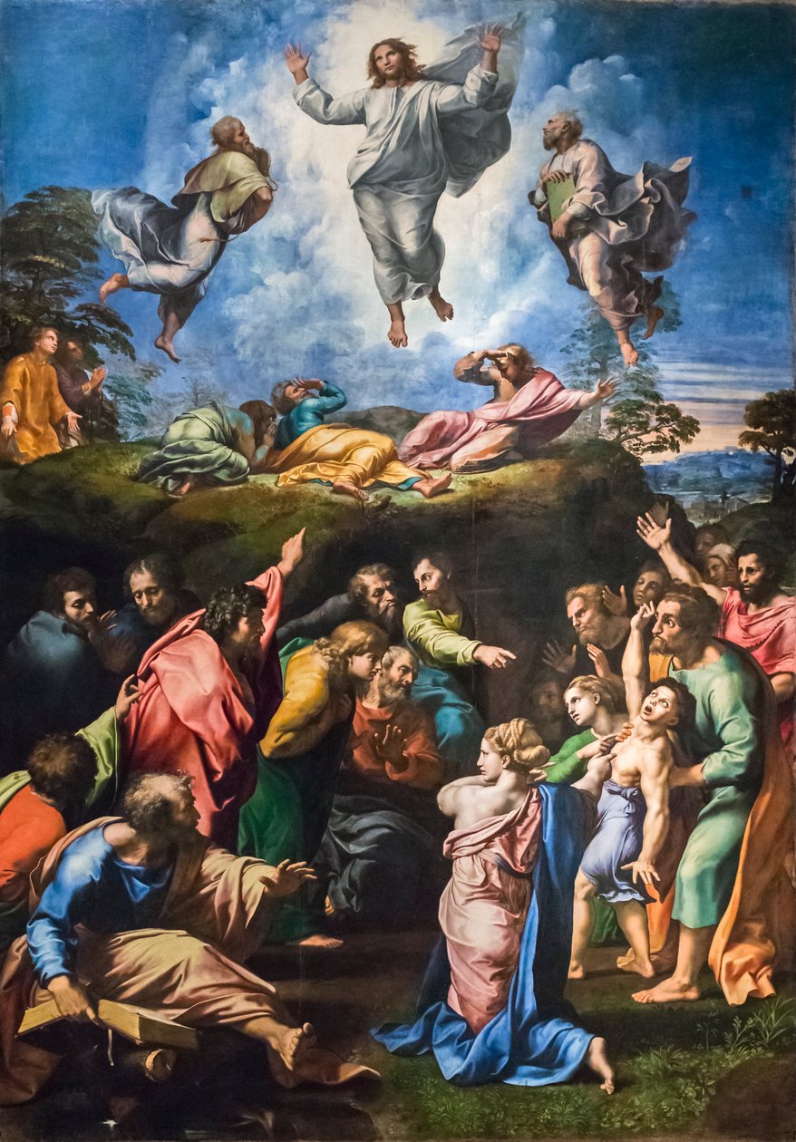 Proměna (olej na panelu) od Raphael (1483 1520)