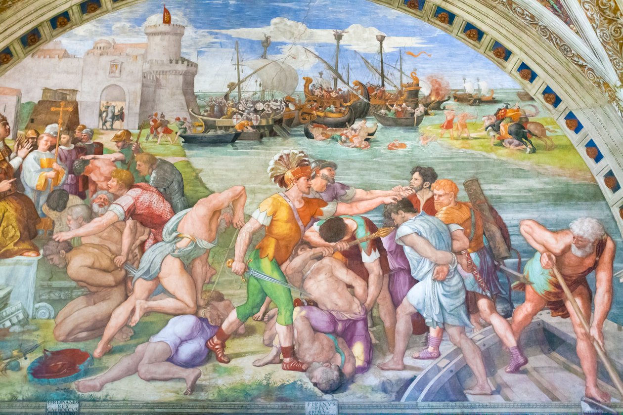 Bitva o Ostii od Raphael (1483 1520)
