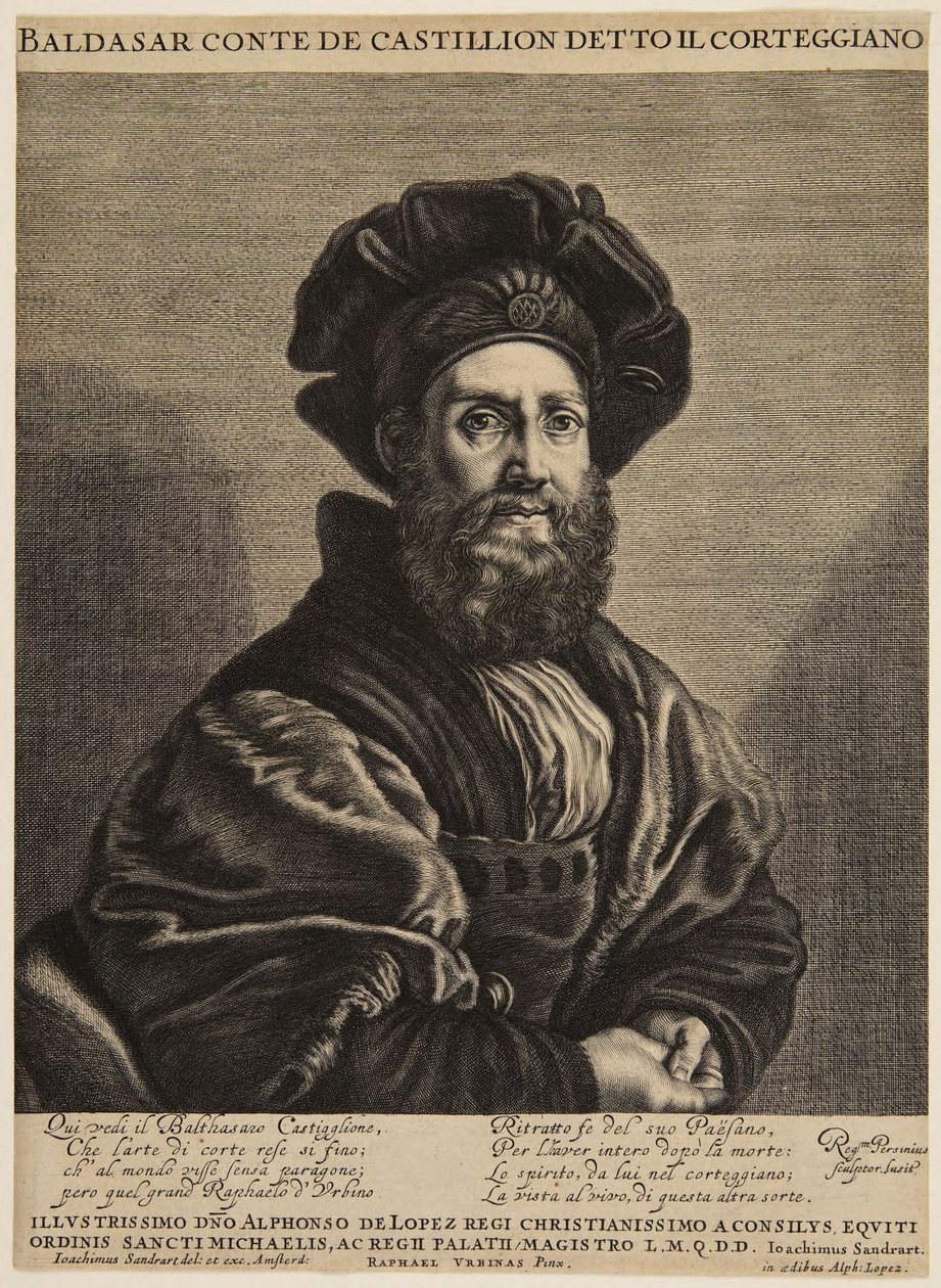 Balthasar, hrabě Castiglioni (Le Blanc III, č. 17; Andresen II, č. 3) od Raphael