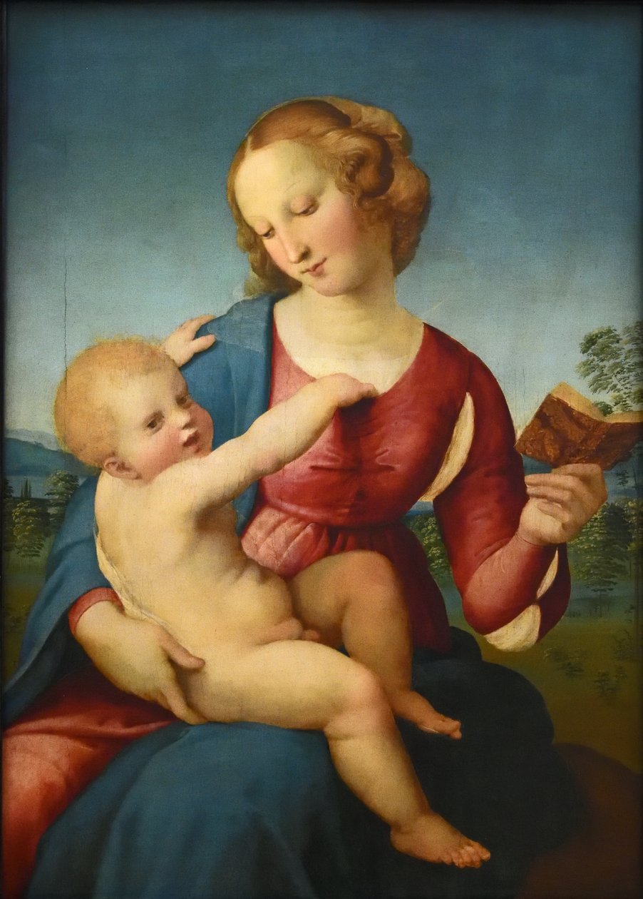 Němčina:  Colonna Colonna Madonna / Madonna s dítětem od Raphael