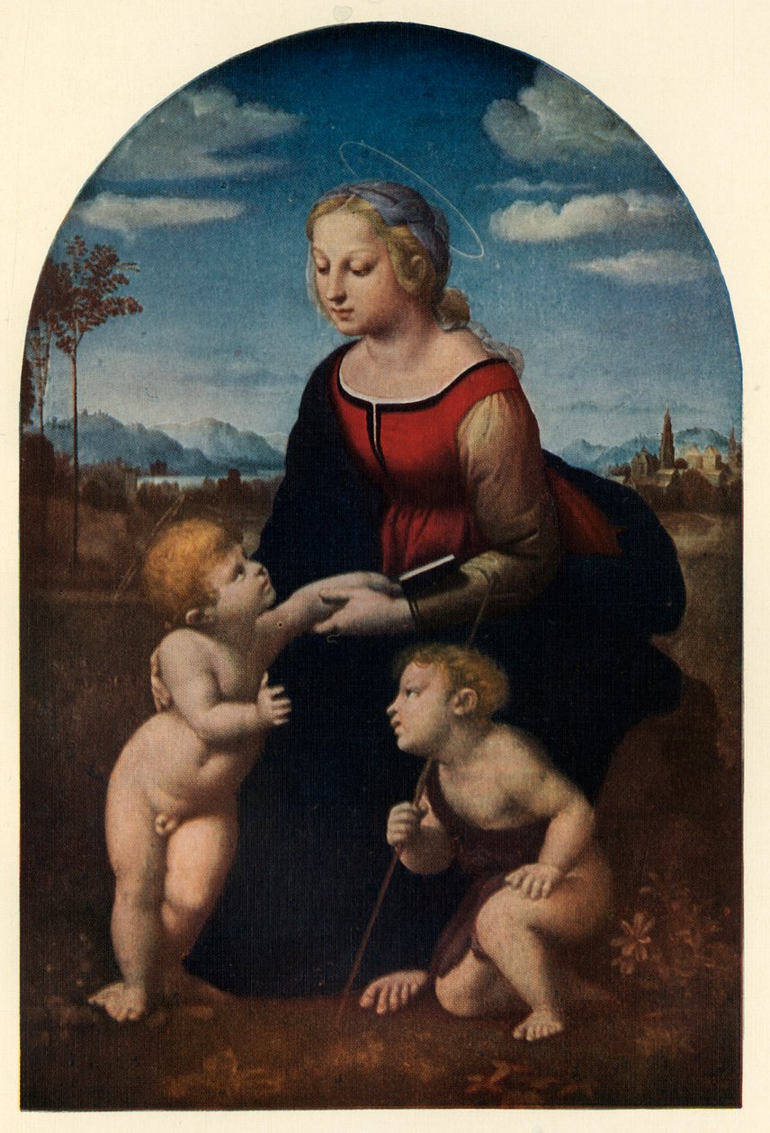 La Belle Jardinière, 1507, c1912 od Raffaello Sanzio Raphael