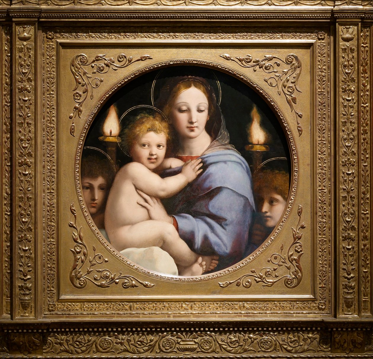 Madona z Candelabra, kolem roku 1513 od Raffaello Sanzio Raphael
