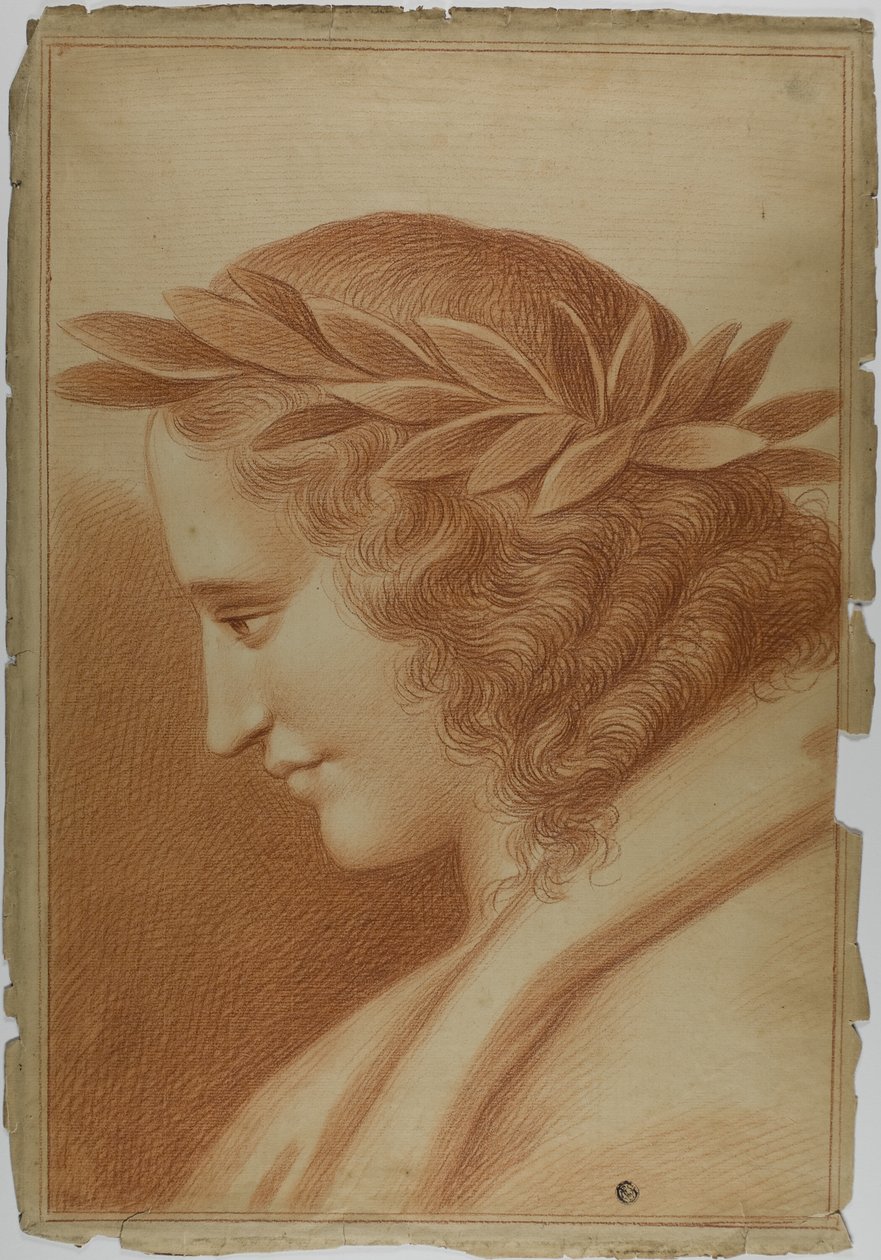 Básník korunovaný Laurel od Raphael