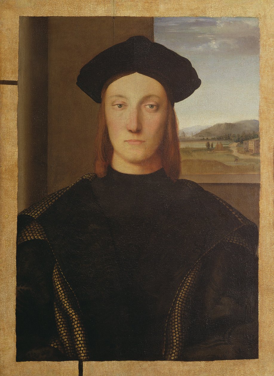 Portrét Guidobalda da Montefeltro od Raffaello Sanzio Raphael