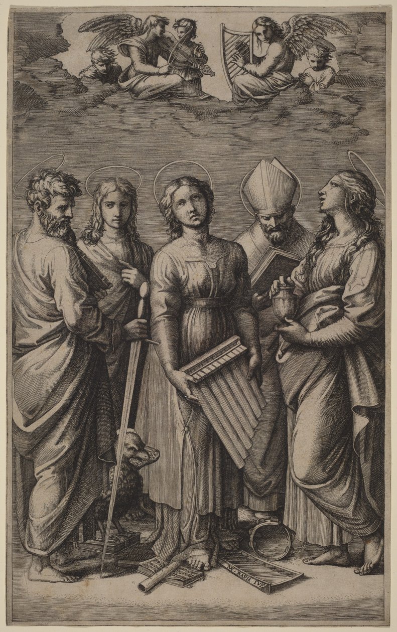 Svatá Cecílie od Raphael