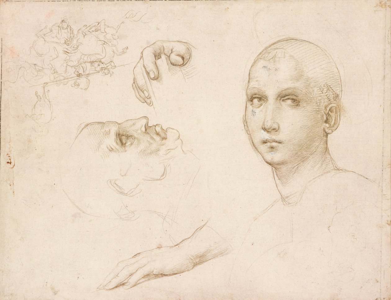 Studie pro Trojici San Severo, počátek 16. století od Raphael