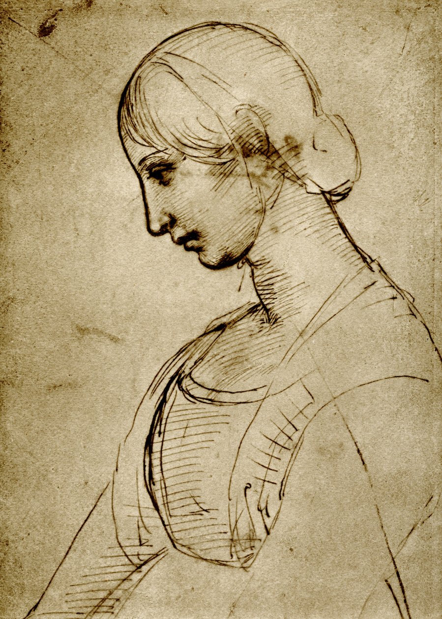 Studium na Madonně od Raffaello Sanzio Raphael